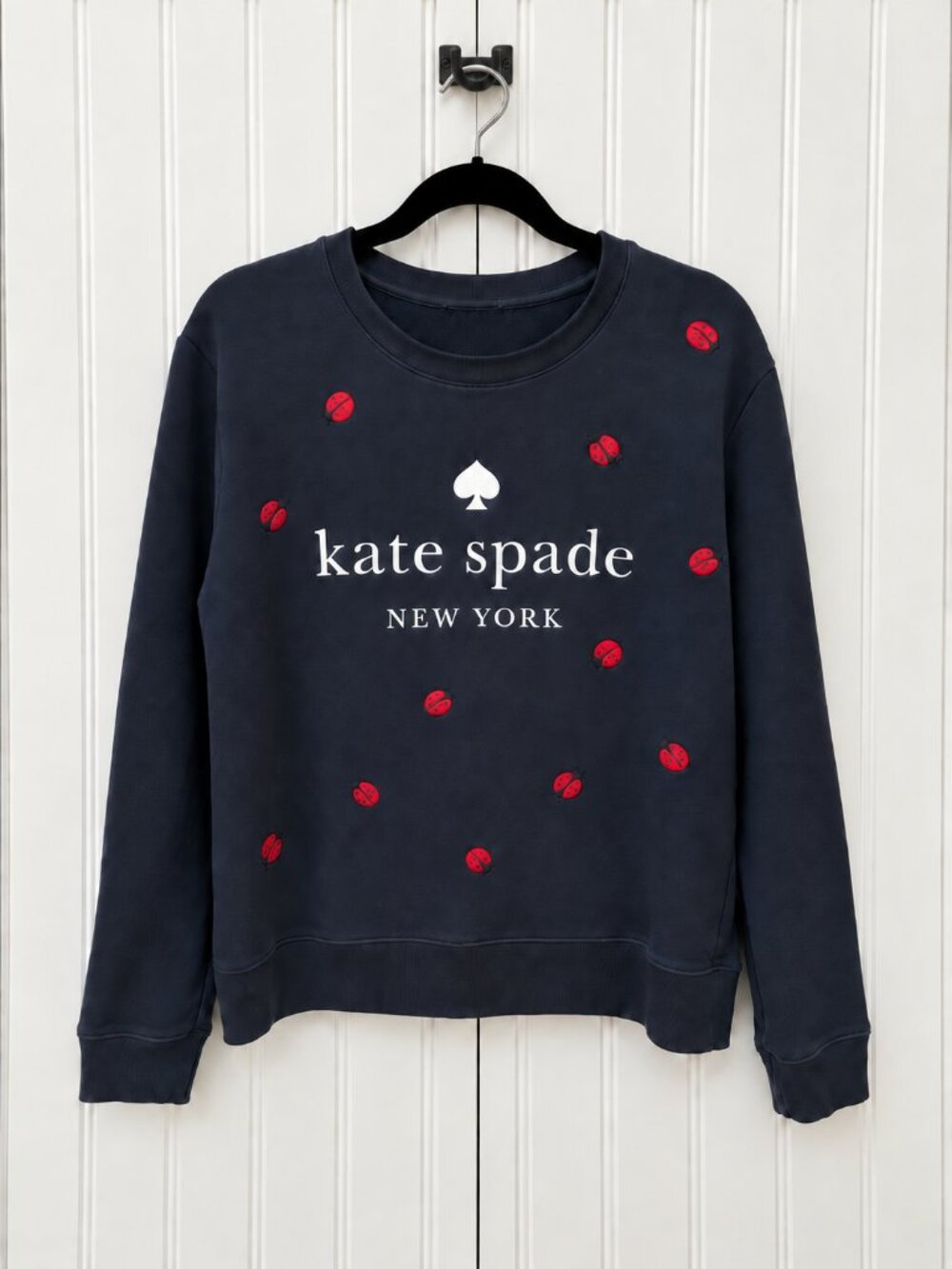 Kate Spade New York Ladybug Logo Sweatshirt – Size Large